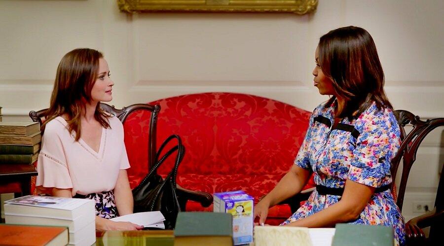 Michelle Obama filma un divertido sketch con Rory, de “Gilmore Girls”