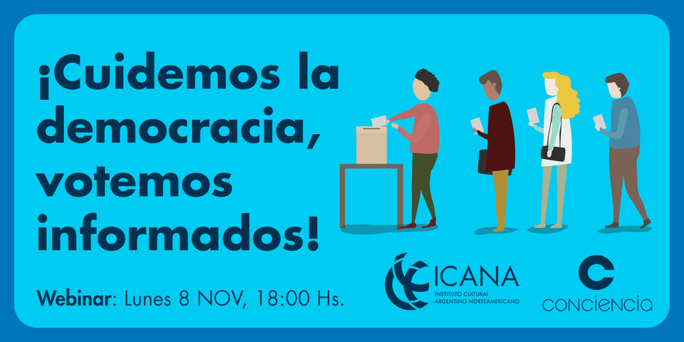 Charla informativa: Cuidemos la Democracia. Votemos informados.