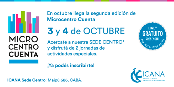 Llega la segunda edición de Microcentro Cuenta