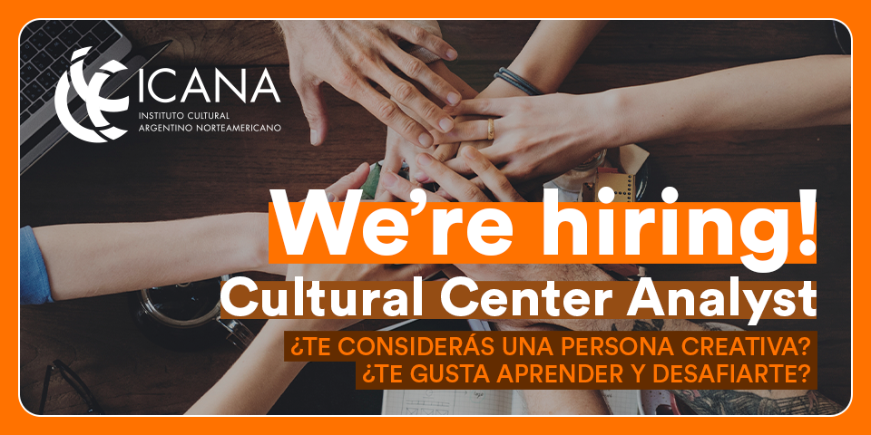 We're hiring! Cultural Center Analyst