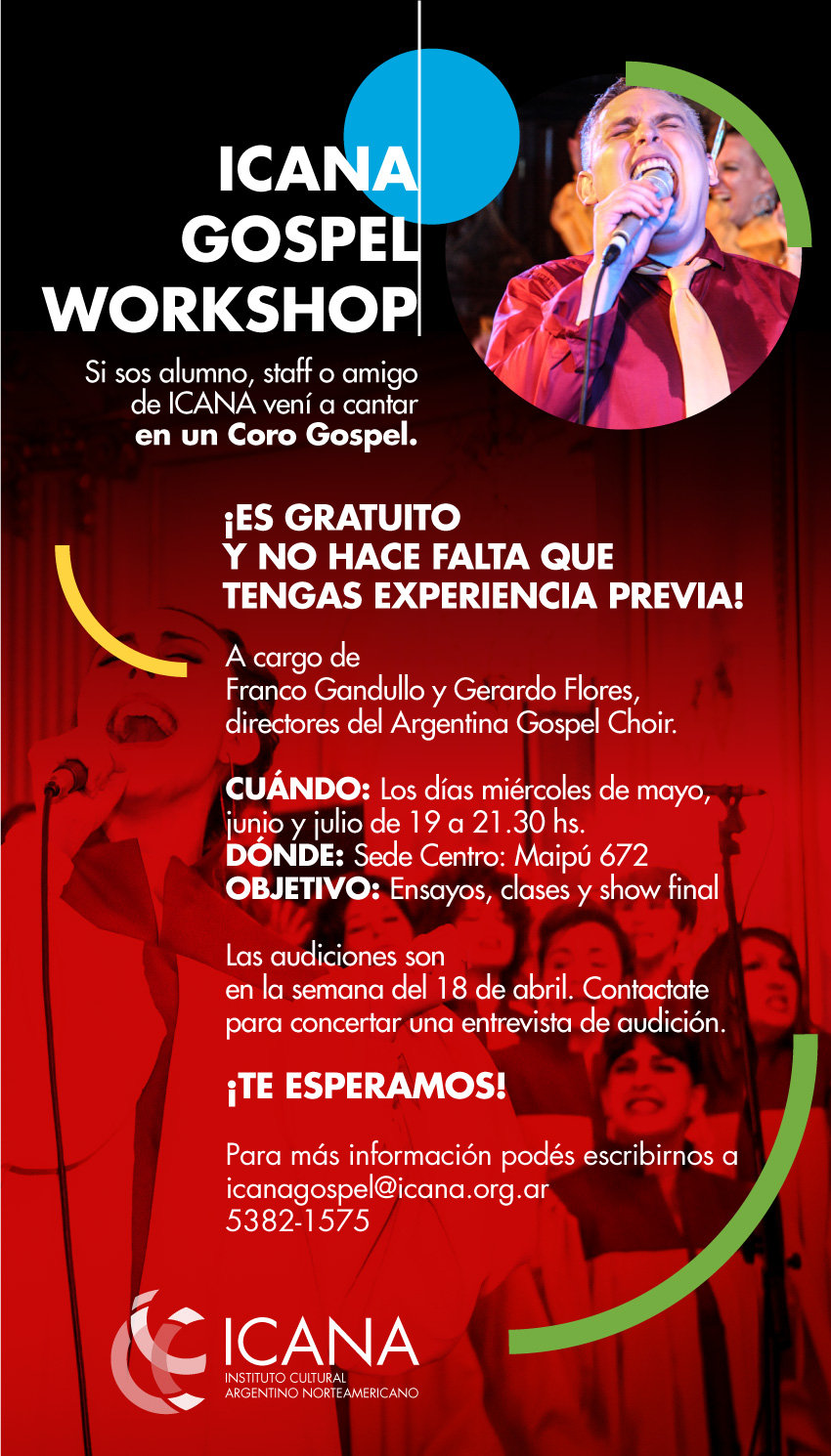 Sumate a nuestro Gospel Choir